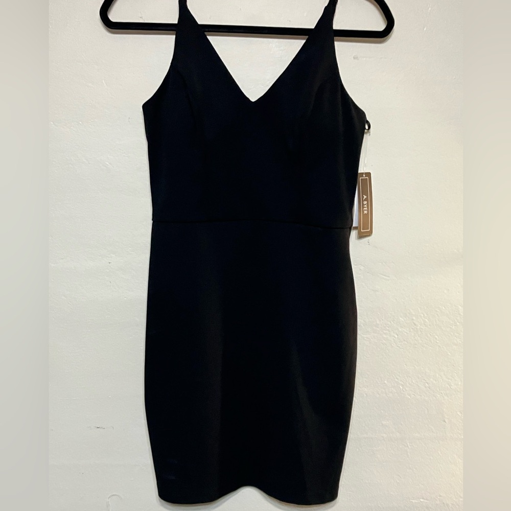 Amy Beyer little black cocktail dress 7